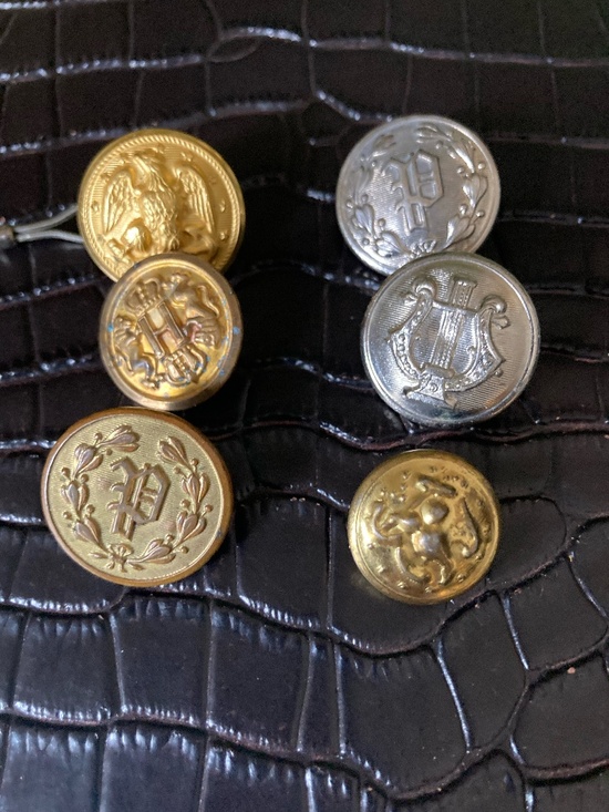 Waterbury Button Company Other - Vintage Antique Uniform Button Lot – Waterbury Police, Navy Eagle, Lyre Music,